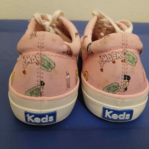 Keds X Betty and Veronica Anchor Riverdale Pink Canvas‎ Sneakers Women's 8 - Picture 5 of 8
